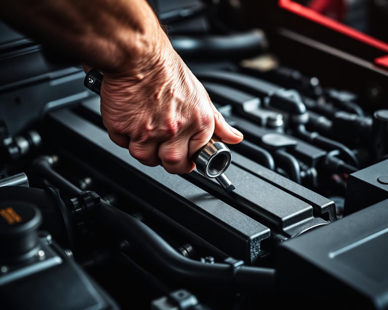 Vasquez Auto Service technician at work
